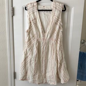 Never Worn Free People Striped Sleeveless Dress